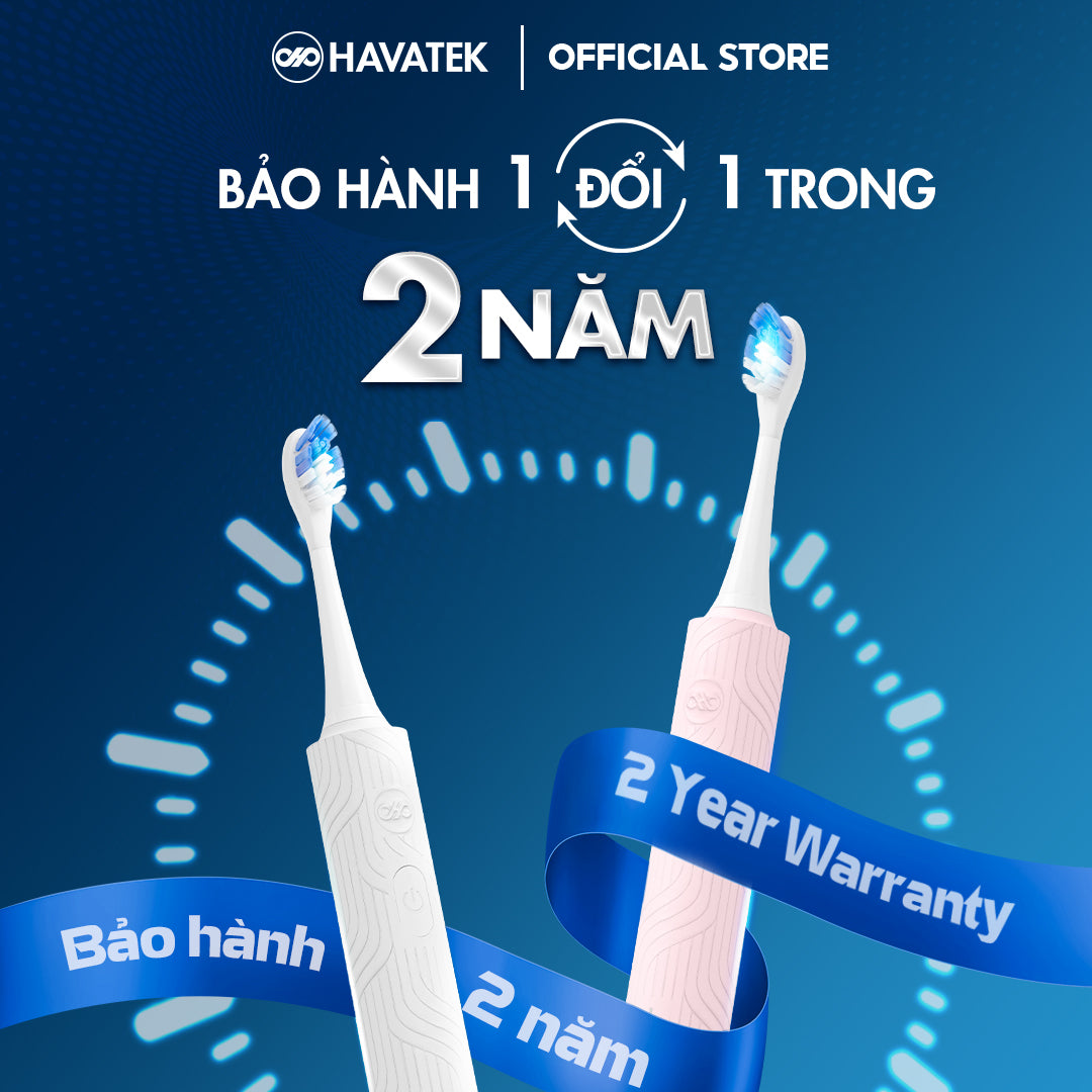 Bàn chải điện giảm chấn nướu HAVATEK